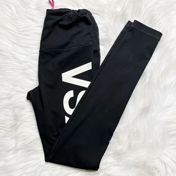 Victoria's Secret Sport Knockout Full Length athletic Leggings Black Size Small - Picture 4 of 7
